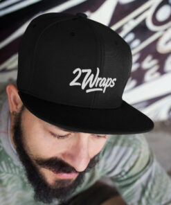 27WRAPS CURVED – Premium Snapback Cap (Stick)