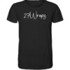 Schwarzes T-Shirt für Karpfenangler mit 27Wraps Aufdruck.
