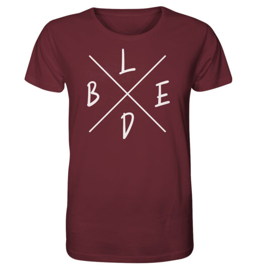 Bled T-Shirt für Karpfenangler in burgundy.