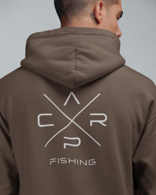 Carp Fishing Bio Hoodie in der warmen Winteredition für Karpfenangler.