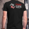 Bio Karpfen T-Shirt für Karpfenangler: Carp Life Karpfen T-Shirt für Angler mit Rückendruck.