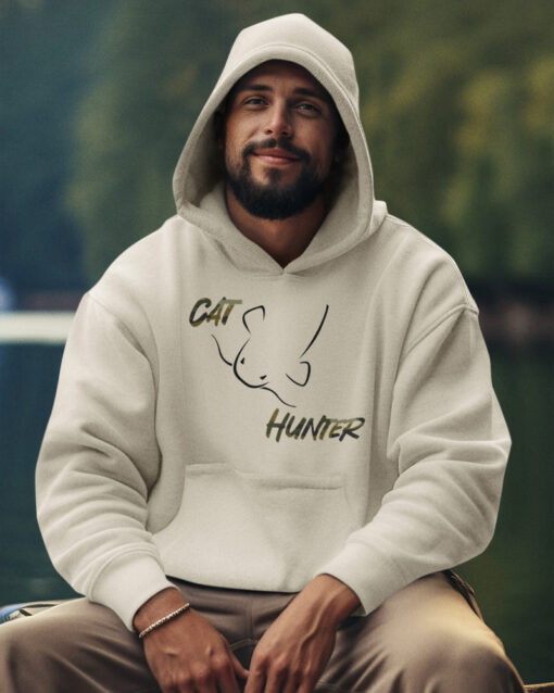 Bio Catfish Lover Wels Hoodie für Welsangler mit Welsdesign und Schriftzug. Ein tolles Geschenk für Wels Angler. Wels Hoodies für Angler.