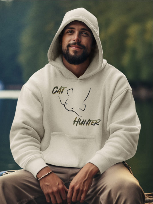 Bio Catfish Lover Wels Hoodie für Welsangler mit Welsdesign und Schriftzug. Ein tolles Geschenk für Wels Angler. Wels Hoodies für Angler.