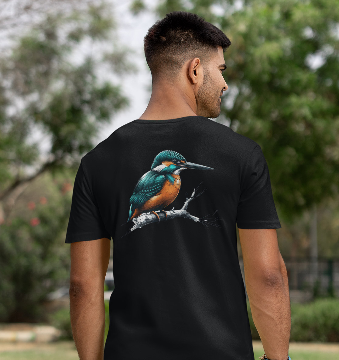 Bio Eisvogel T-Shirt für Karpfenangler: Eisvogel Shirt für Angler. Ein tolles Angler T-Shirt und Geschenk für Angler.
