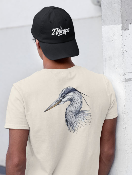T-Shirts für Angler - tolle Angler Geschenke von 27Wraps. Das Graureiher T-Shirt aus Bio Baumwolle ist ein tolles Geschenk für Karpfenangler.