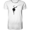 Weißes Hookbait Graffiti T-Shirt für Karpfenangler. Bedruckte T-Shirts mit urbanen Karpfendesigns.