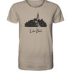 Das sandfarbene Lake Bled T-Shirt für Karpfenangler.