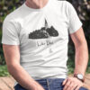 T-Shirt mit Lake Bled Motiv für Karpfenangler.