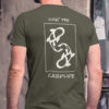 Bio Karpfen Shirt für Karpfenangler: Livin' the carplife Carp Shirt für Angler. Ein tolles Angler Geschenk.