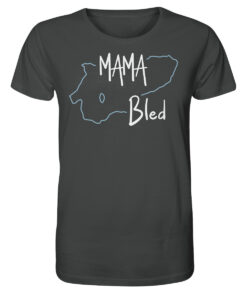 Mama Bled T-Shirt für Karpfenangler in antrazit.