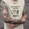 Mir reichts ich geh angeln! Lustiges Karpfen T-Shirt für Karpfenangler: Bio T-Shirt für Angler mit lustigem Druck! Ein lustiges Geschenk für Angler.