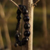Onyx half n' half Armband für Karpfenangler. Elegantes Armband zum Karpfenangeln mit Onyx-Perlen. Ein eleganten Perlenarmband für Karpfenangler - ein besonderes Geschenk für Karpfenangler.