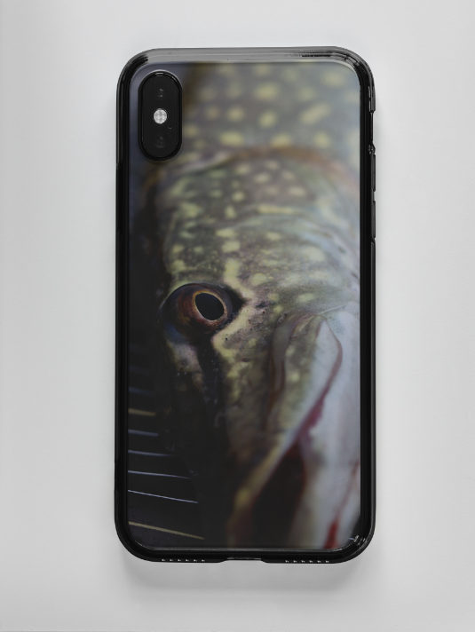 Handyhülle für Hechtangler mit Hechtfoto. Geschenke für Angler.