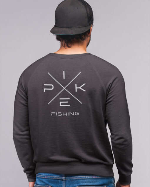 Pike Fishing Sweatshirt für Raubfischangler. Pullover für Angler und Angler Geschenke hier bestellen.