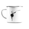 Hookbait Graffiti Emaille Tasse für Karpfenangler. Ideal als Geschenk für Angler.