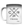 Carp Fishing Zaubertasse für Angler. Ein tolles Angler Geschenk für Karpfenangler. Nachhaltige Angler Geschenke und Angler Tassen hier bestellen.