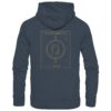 Catfishing 4 Life Hoodie für Welsangler: ein eleganter Wels Hoodie für Angler mit Rückendruck in india ink grey. Ein Bio Waller Hoodie und eine tolle Geschenkidee für Welsangler.