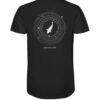 Bio Karpfen Shirt für Karpfenangler: schwarzes Moon Carp Shirt für Angler. Ein tolles Angler T-Shirt und Geschenk für Angler.