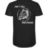 Bio T-Shirt für Karpfenangler: schwarzes Don't kill your dreams Bio Carp Shirt für Angler.