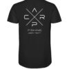Schwarzes Carp Fishing Karpfen Shirt mit elegantem Rückendruck für Karpfenangler. Personalisiertes Karpfen Shirt für Angler. Ein tolles Geschenk für Angler.