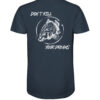 Bio T-Shirt für Karpfenangler: graublaues Don't kill your dreams Bio Carp Shirt für Angler.