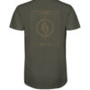 Karpfenangler T-Shirt: olivgrünes Carp Fishing for Life Bio T-Shirt für Angler.
