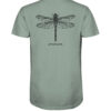 Bio Libellen T-Shirt für Karpfenangler: hellgrünes Dragonfly Shirt für Angler. Ein tolles Angler T-Shirt und Geschenk für Angler.
