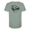 Urban Catfish T-Shirt für welsangler: ein cooles Wels Shirt für Angler mit Rückendruck in aloe. Ein elegantes Waller T-Shirt und eine besondere Geschenkidee für Welsangler.