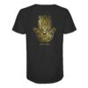 Hamsa Carp T-Shirt für Karpfenangler: ein besonderes Karpfen Shirt für Karpfenangler mit dem bekannten Hamsa Schutzsymbol in schwarz. Ein elegantes T-Shirt zum Karpfenangeln und eine besondere Geschenkidee für Karpfenangler.