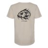 Urban Carp T-Shirt: ein cooles Karpfen Shirt für Karpfenangler mit Rückendruck in sandfarben. Ein cooles Angler T-Shirt und Geschenk für Karpfenangler.