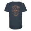 Monster Crab T-Shirt für Karpfenangler: ein besonderes Karpfen Shirt für Karpfenangler mit Rückendruck in blaugrau. Ein elegantes T-Shirt zum Karpfenangeln und eine tolles Geschenk für den Angelbuddy.
