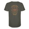 Monster Crab T-Shirt für Karpfenangler: ein besonderes Karpfen Shirt für Karpfenangler mit Rückendruck in olivgrün. Ein elegantes T-Shirt zum Karpfenangeln und eine tolles Geschenk für den Angelbuddy.