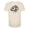 Urban Carp T-Shirt: ein cooles Karpfen Shirt für Karpfenangler mit Rückendruck in naturweiß. Ein cooles Angler T-Shirt und Geschenk für Karpfenangler.