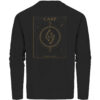 Bedrucktes Karpfenangler Sweatshirt: Carp Fishing for Life Bio Sweatshirt für Karpfenangler in schwarz.