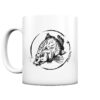 Karpfen Tasse mit elegantem Karpfen Druck. Perfekt als Geschenk für Angler - die Tasse für Karpfenangler.