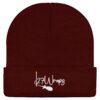 27Wraps Beanie: braune Karpfen Mütze für Angler. Die 27Wraps Spod Logo Beanie ist ein tolles Geschenk für Karpfenangler. Beanies für Angler hier bestellen.