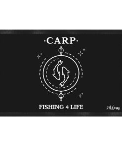 Carp Fishing 4 Life Fußmatte für Karpfenangler. Ideal fürs Vanlife beim Karpfenangeln!