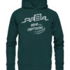 Bio Urban Carpfishing City Hoodie für Karpfenangler: grüner Karpfen Hoodie für Angler. Ein tolles Angler Geschenk.