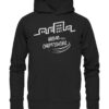 Bio Urban Carpfishing City Hoodie für Karpfenangler: schwarzer Karpfen Hoodie für Angler. Ein tolles Angler Geschenk.