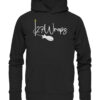 27Wraps Spod Logo Premium Hoodie für Karpfenangler im eleganten Schwarz. Hochwertige Angler Bekleidung hier bestellen.