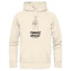 Fingers Crossed Hoodie für Karpfenangler: ein cooler Karpfen Hoodie für Karpfenangler mit Rückendruck in naturweiß. Ein eleganter Hoodie zum Karpfenangeln und eine besondere Geschenkidee für Karpfenangler.