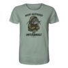 Nicht gestresst, nur unterangelt Wels T-Shirt für Welsangler: ein lustiges Wels Shirt für Angler mit Spruch in aloe. Ein besonderes Waller T-Shirt und eine tolle Geschenkidee für Welsangler.