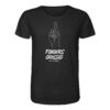 Fingers Crossed T-Shirt für Karpfenangler: ein cooles Karpfen Shirt für Karpfenangler mit Rückendruck in schwarz. Ein elegantes T-Shirt zum Karpfenangeln und eine besondere Geschenkidee für Karpfenangler.