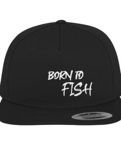 Born to fish Cap für Angler. Die Flexfit Cap wird nachhaltig in Deutschland bedruck. Ein tolles Geschenk für Angler.