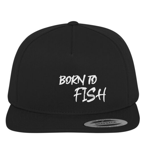 Born to fish Cap für Angler. Die Flexfit Cap wird nachhaltig in Deutschland bedruck. Ein tolles Geschenk für Angler.