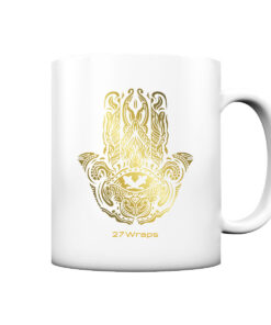 Hamsa Carp Tasse mit elegantem Karpfen Druck. Perfekt als Geschenk für Karpfenangler - Karpfen Tasse für Karpfenangler.
